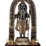 Superfine Brass Ayodhya Ram Lalla Black Finish 53 Inch - Majestic Temple | Jaipurio